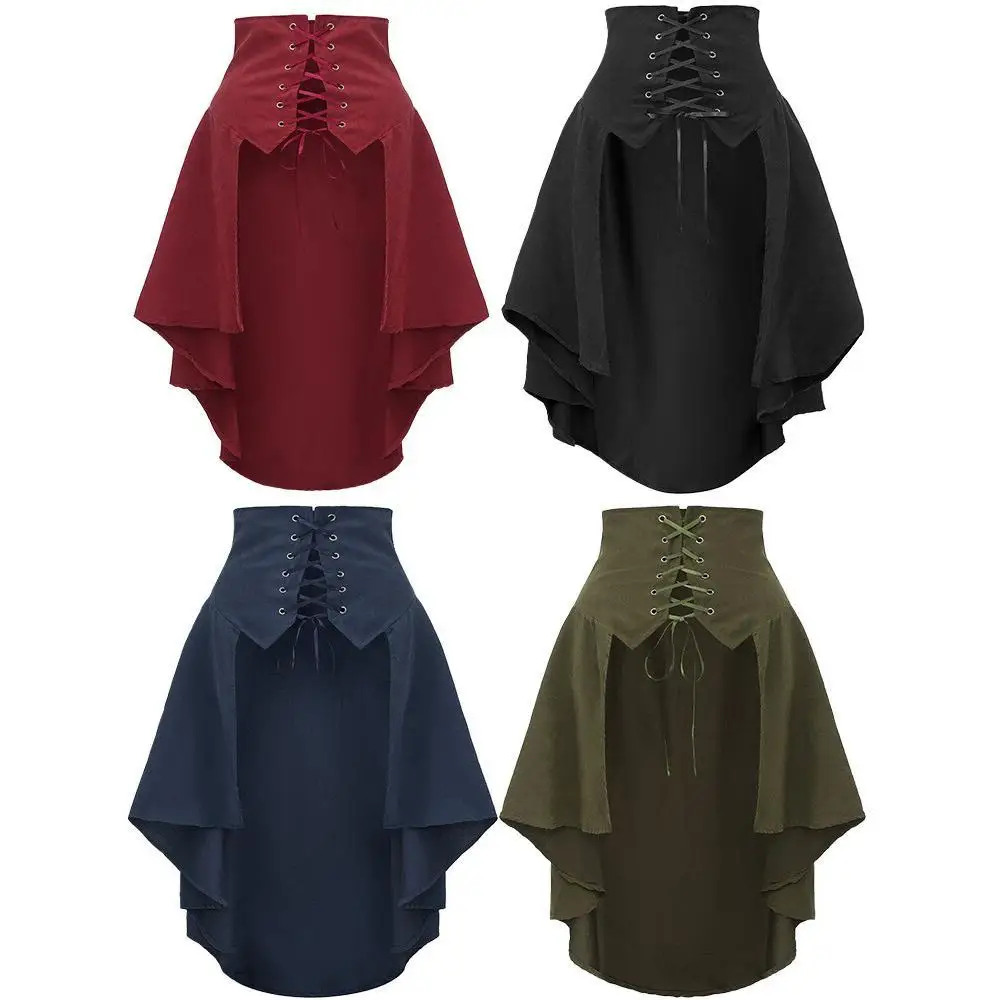 Pleated Skirt Women - تنورة نسائية بتصميم بانك على طراز