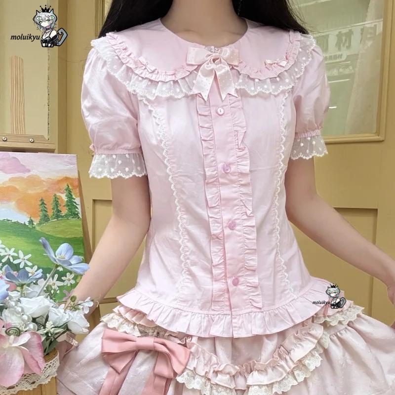 Puff Sleeve Blouse - بلوزات كاواي مزينة بكشكشة لفصلي الربيع