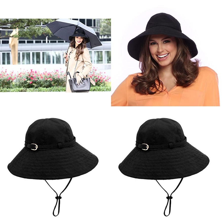 Bucket Hat Women - قبعة فينريلا للمطر والشمس، قبعات مطر
