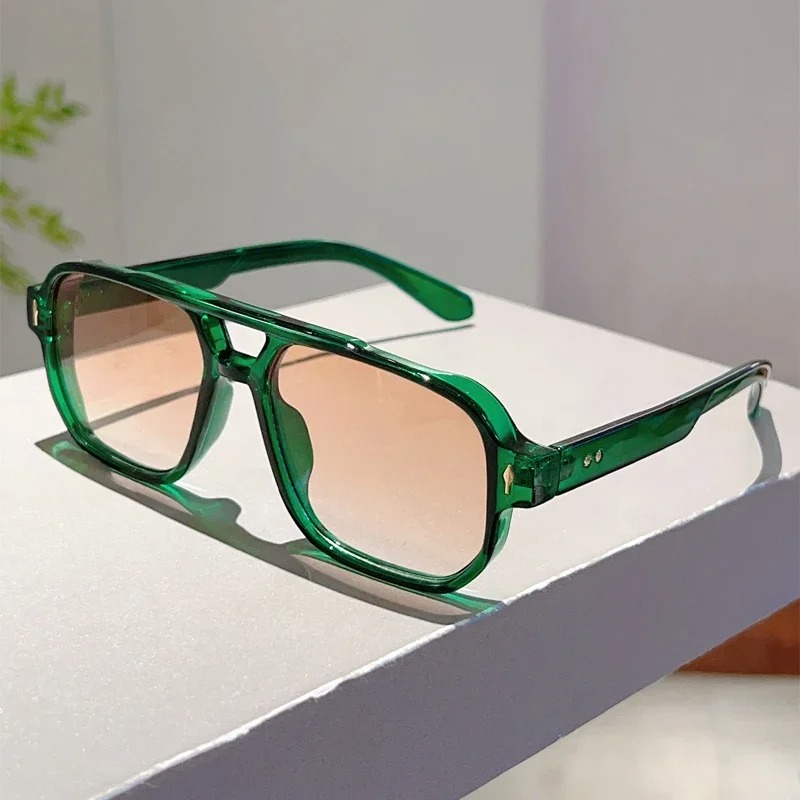 Women'S Fashion Eyeglasses - نظارات شمسية مربعة جديدة بتصميم عتيق