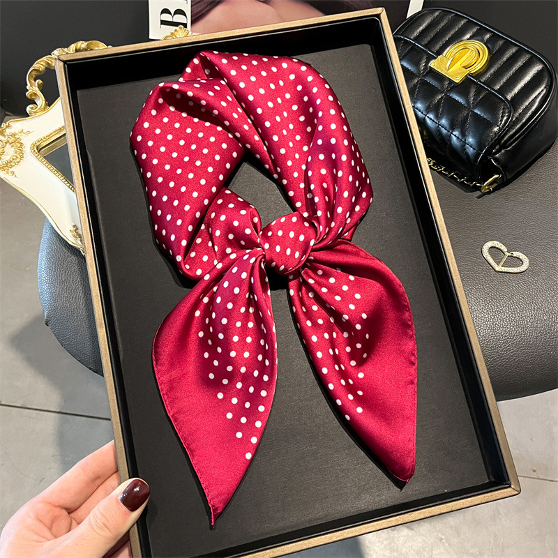 Women Fashion Necktie - أوشحة مطبوعة جديدة فاخرة وشاح حريري
