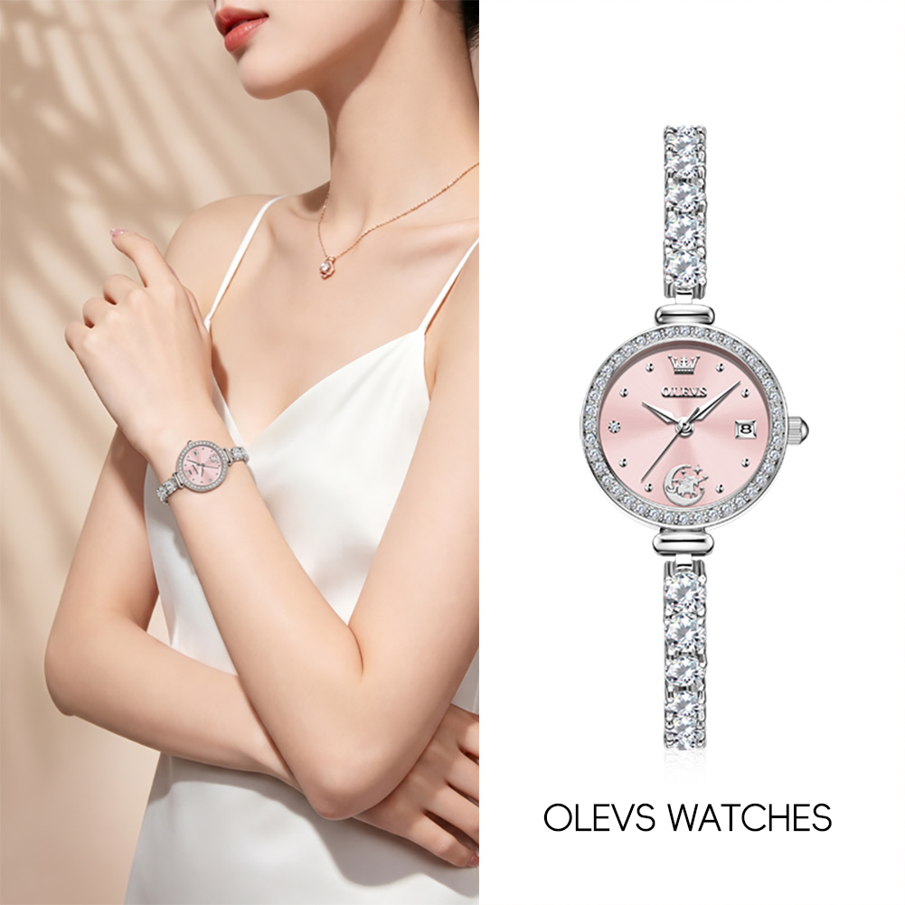Women'S Fashion Brands - ساعة OLEVS 2998 أصلية للنساء مع