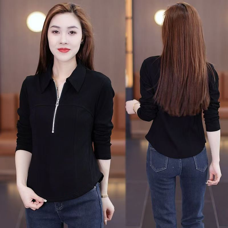 Women'S Fashion Petite - تي شيرت نسائي فاخر بقصة ضيقة