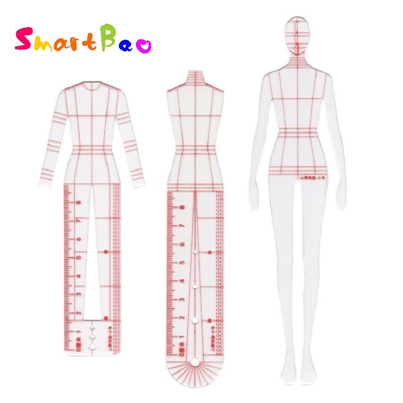 Women Fashion Figure Template - نساء موضة رسم حاكم شكل رسم