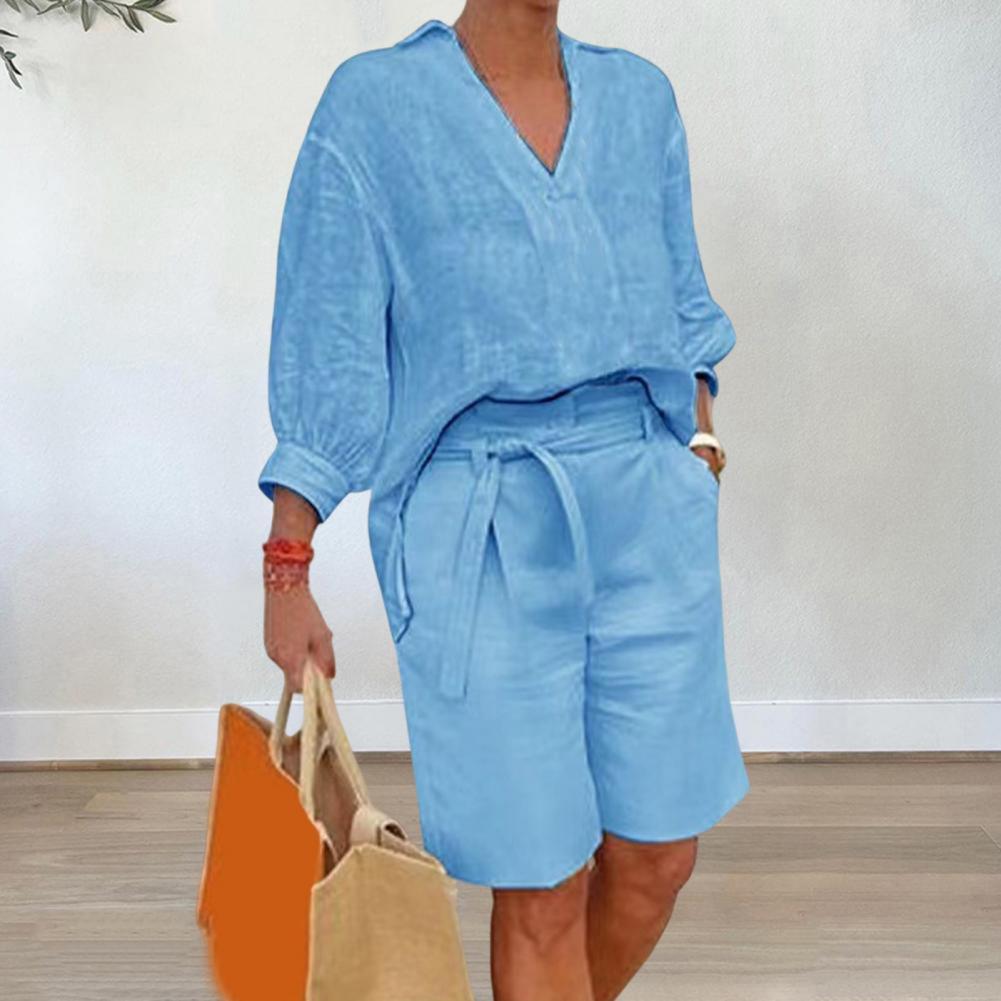 Women'S Fashion Overalls - طقم نسائي من قطعتين من القطن