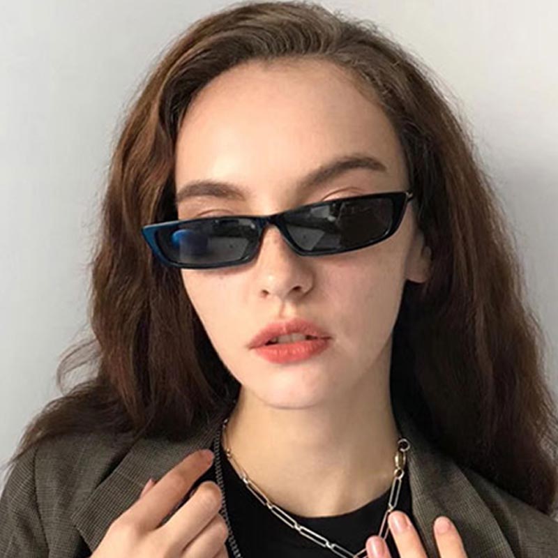 Women'S Fashion Eyeglasses - نظارات شمسية مستطيلة صغيرة للنساء، نظارات