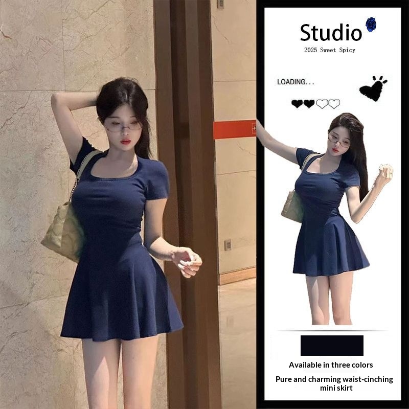 Women'S Fashion Petite - فستان صيفي جديد على الطراز الكوري