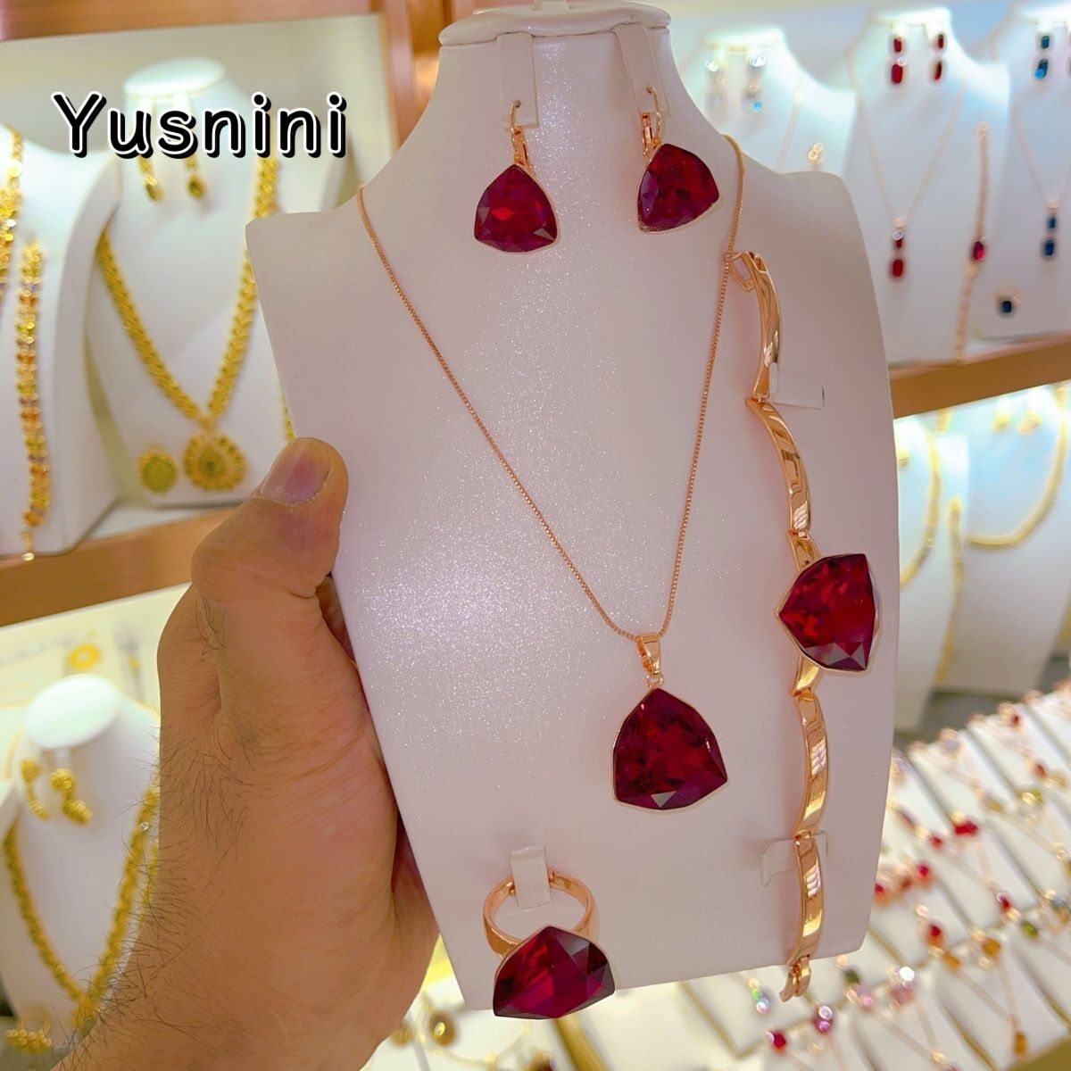 Women'S Fashion Rings Gold - جديد المملكة المتحدة 24K مطلية بالذهب