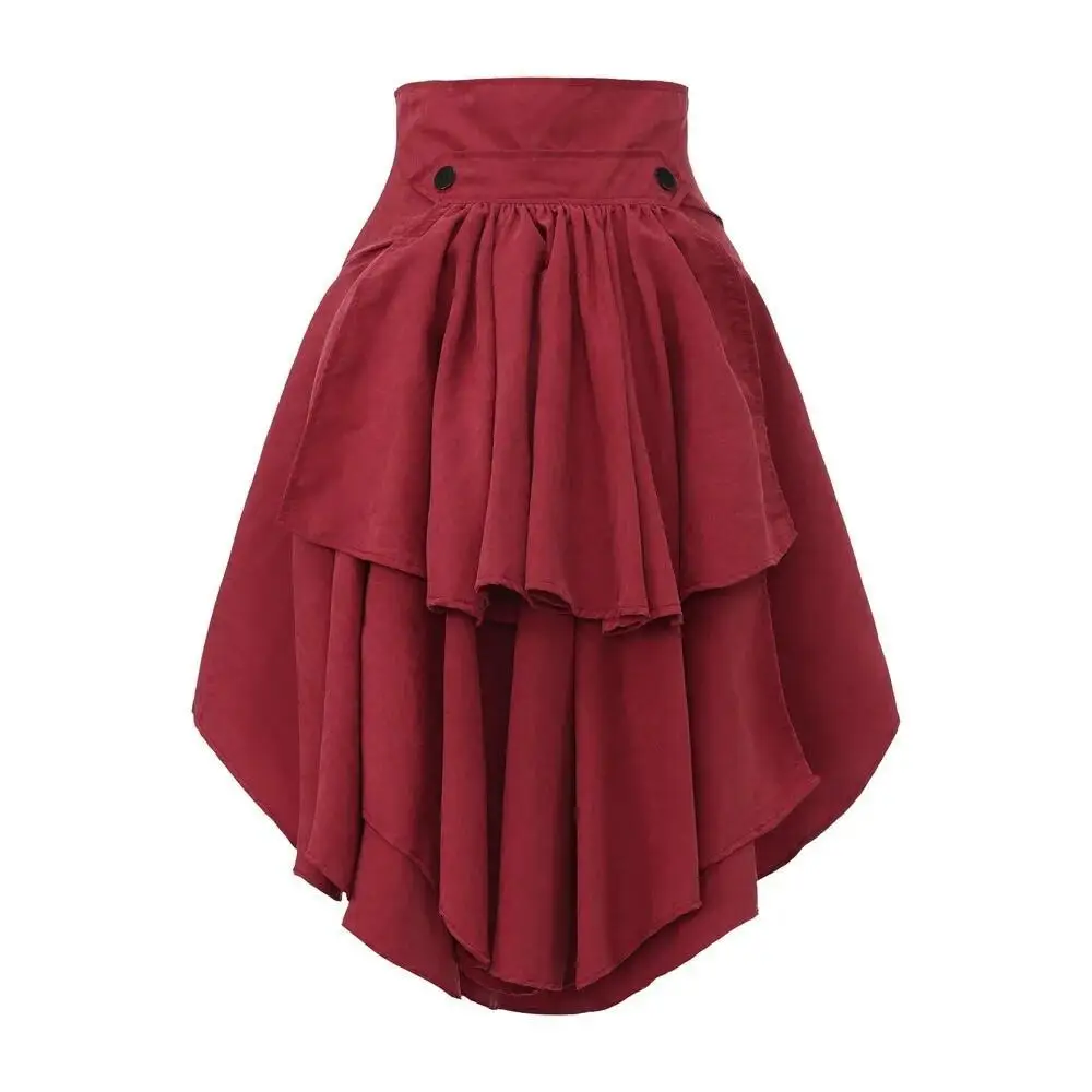 تنورة نسائية بتصميم بانك على ط - مراجعة Pleated Skirt Women وسعره