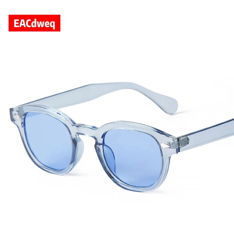 نظارات شمسية دائرية شفافة زرقا - مراجعة Women'S Fashion Eyeglasses وسعره