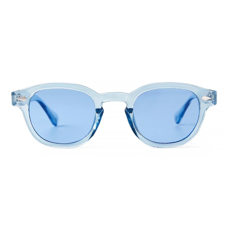 نظارات شمسية دائرية شفافة زرقا - مراجعة Women'S Fashion Eyeglasses وسعره