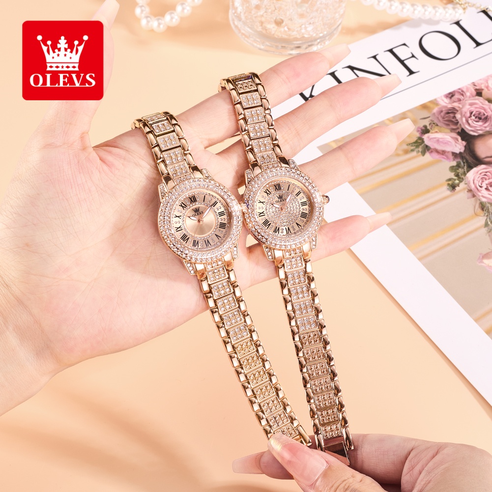 ساعات OLEVS الفاخرة للسيدات بم - مراجعة Fashion Women Watch وسعره