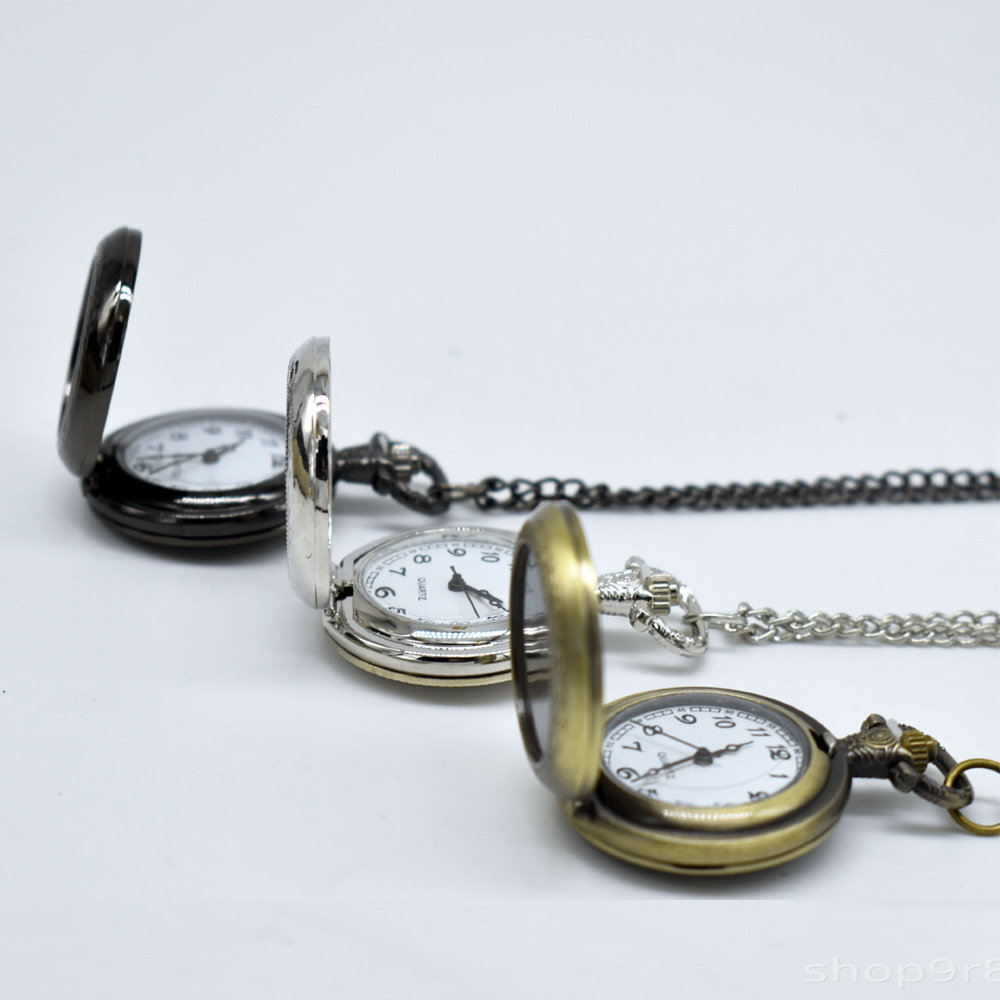 قلادة ساعة جيب معدنية عتيقة مخ - مراجعة Fashion Women Watch وسعره