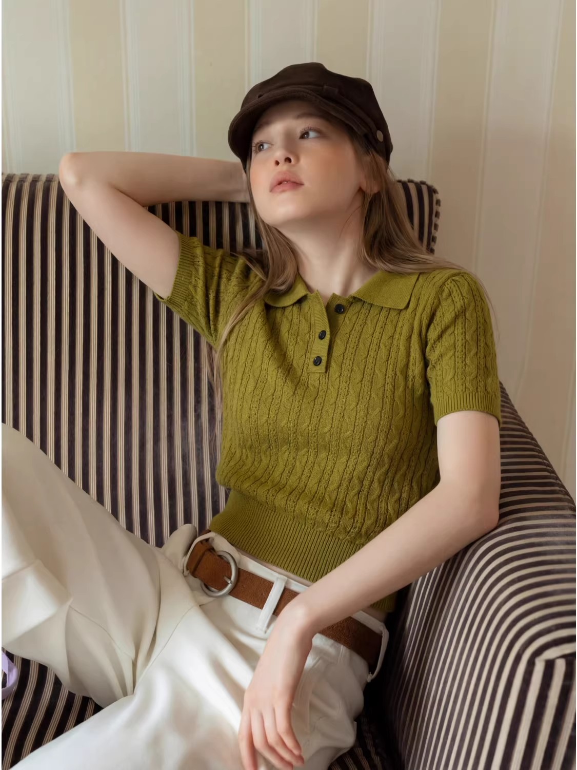 قميص بولو نسائي بتصميم عصري وأ - مراجعة Women Fashion Style وسعره
