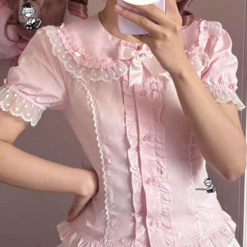 بلوزات كاواي مزينة بكشكشة لفصل - مراجعة Puff Sleeve Blouse وسعره