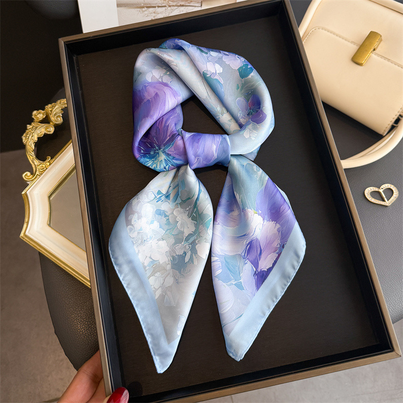 2026 جديد الأزهار طباعة الحرير - مراجعة Women Fashion Necktie وسعره