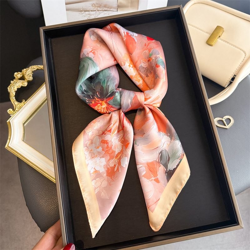 2026 جديد الأزهار طباعة الحرير - مراجعة Women Fashion Necktie وسعره