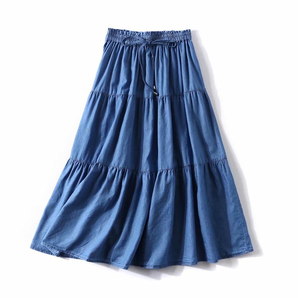 تنانير نسائية مكشكشة من قماش ا - مراجعة Pleated Skirt Women وسعره