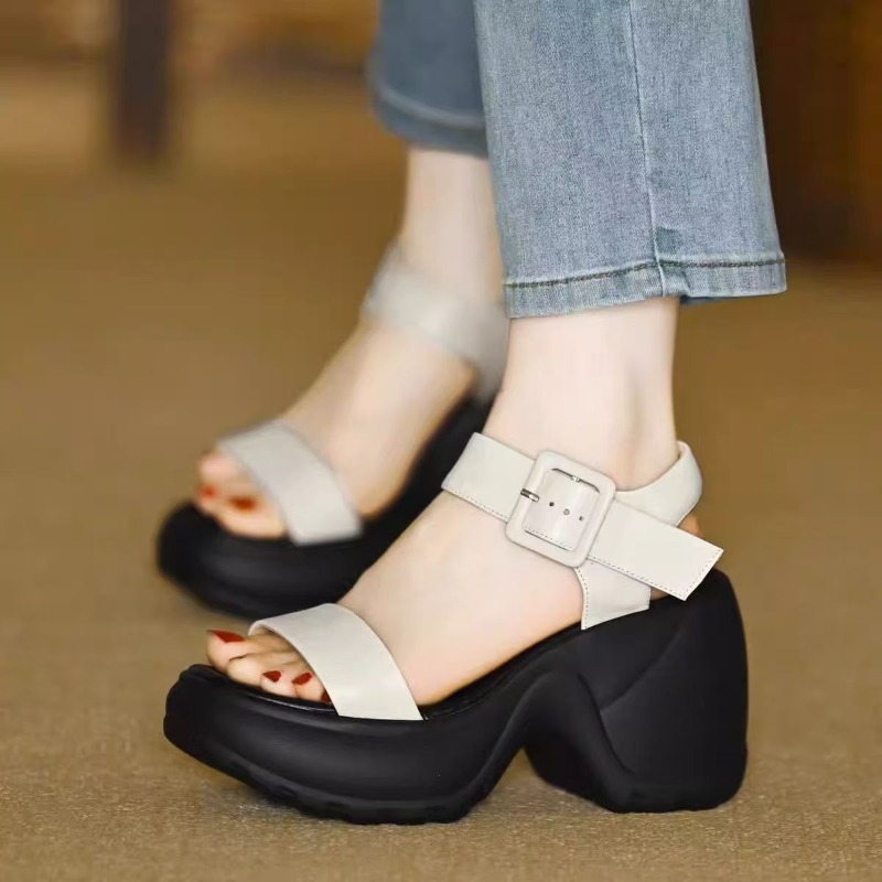 صنادل نسائية بكعب ويدج، أحذية  - مراجعة Women'S Fashion Petite وسعره