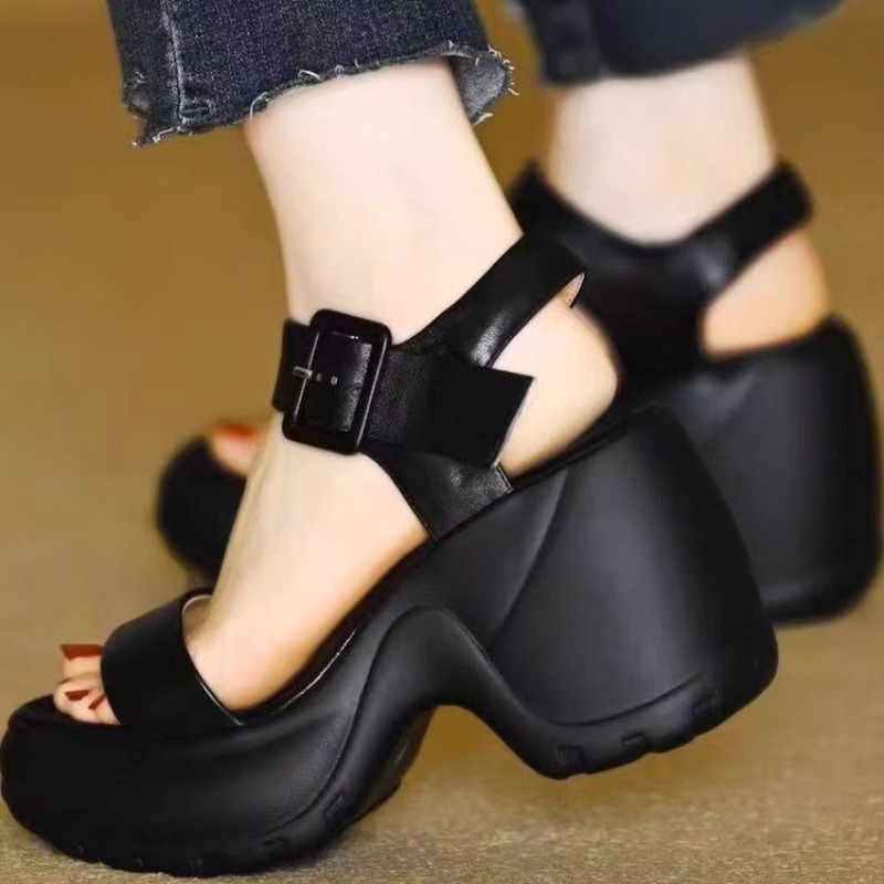صنادل نسائية بكعب ويدج، أحذية  - مراجعة Women'S Fashion Petite وسعره