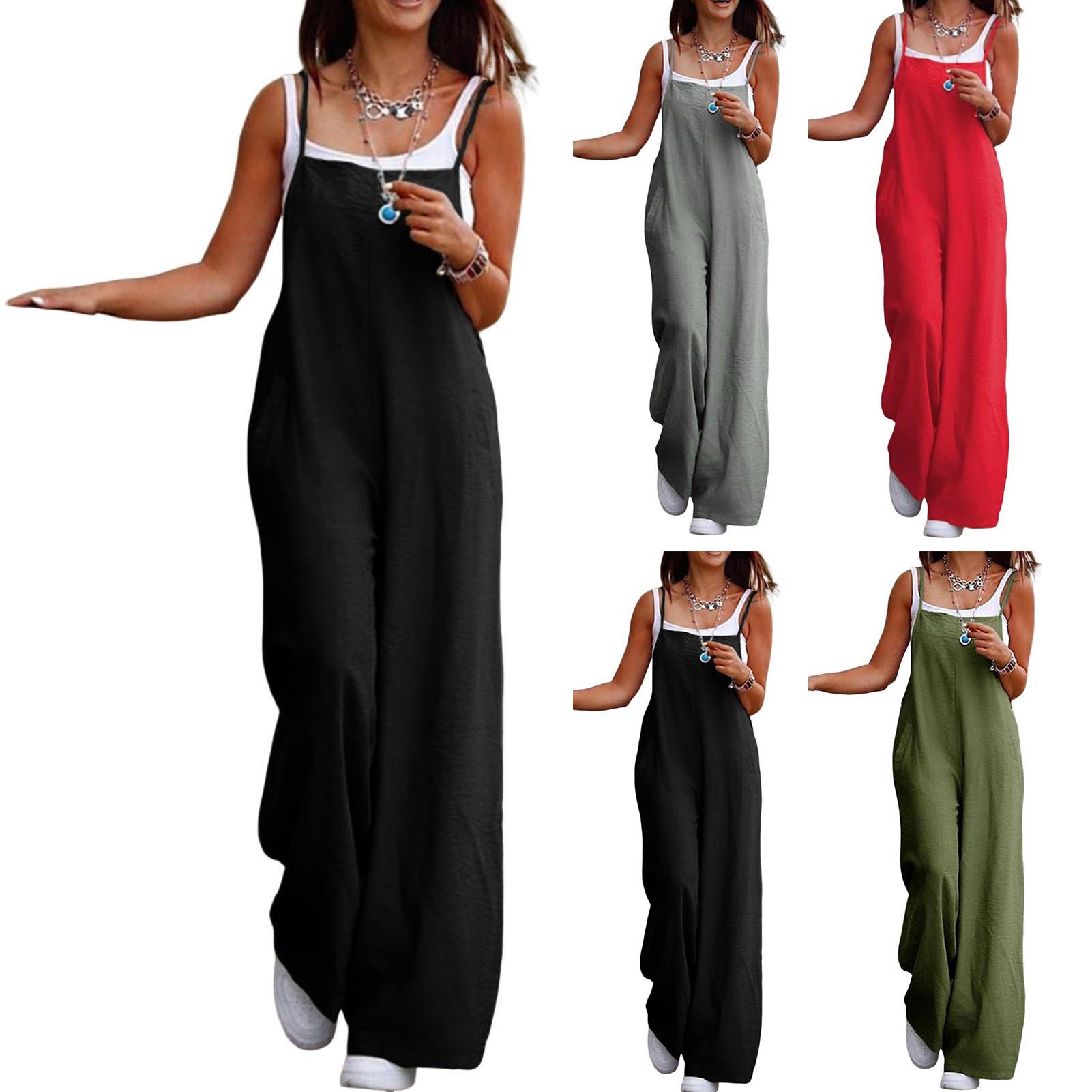 جمبسوت فضفاض غير رسمي حريمي سب - مراجعة Women'S Fashion Overalls وسعره