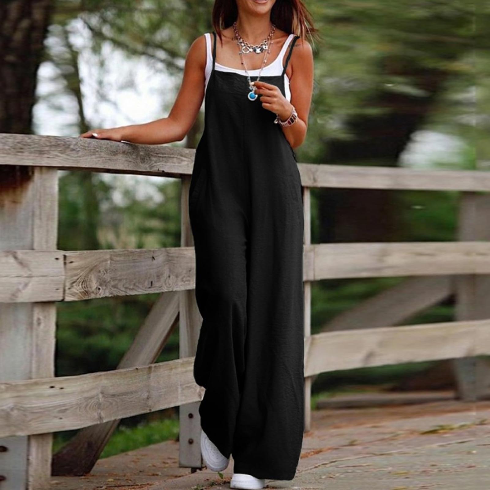 جمبسوت فضفاض غير رسمي حريمي سب - مراجعة Women'S Fashion Overalls وسعره