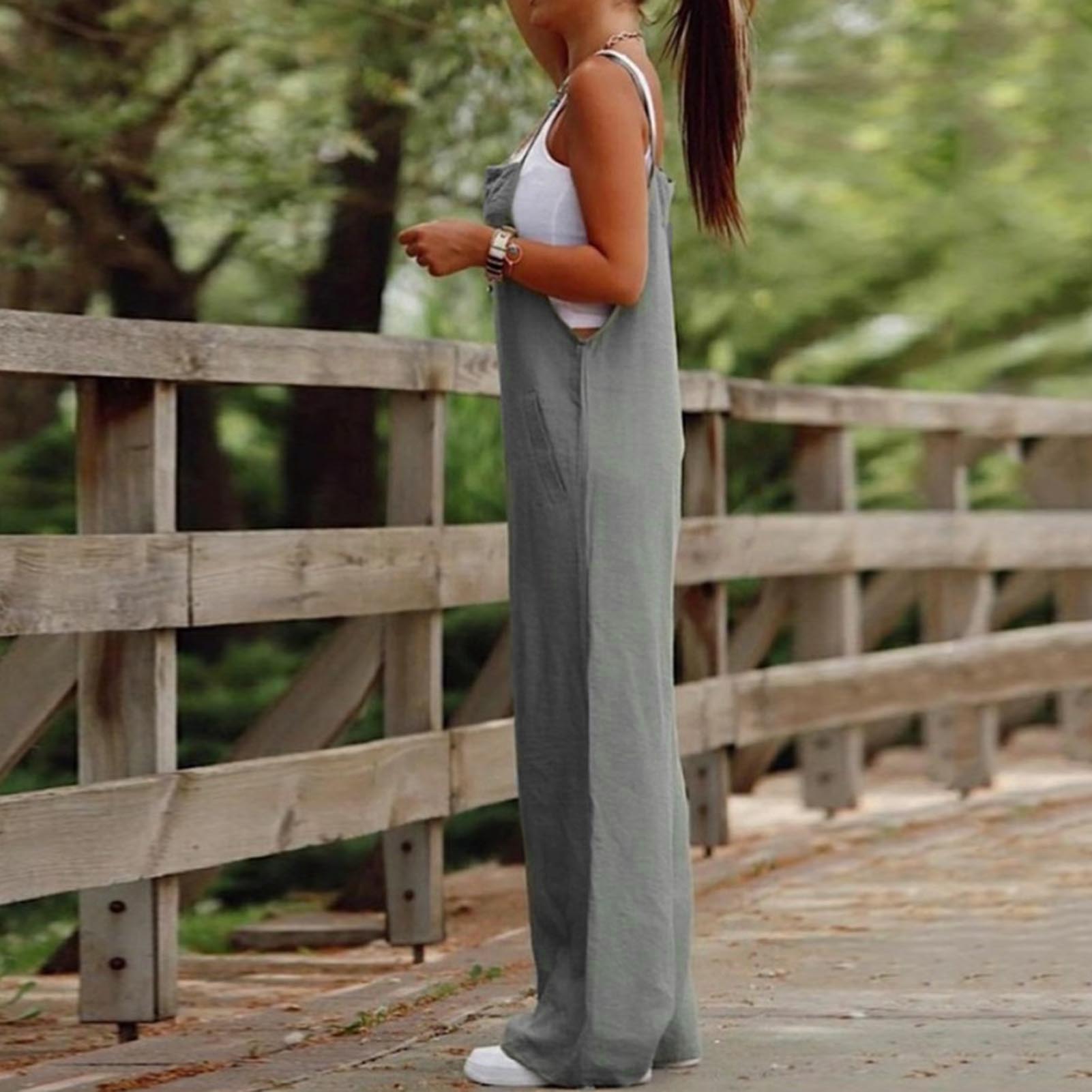 جمبسوت فضفاض غير رسمي حريمي سب - مراجعة Women'S Fashion Overalls وسعره