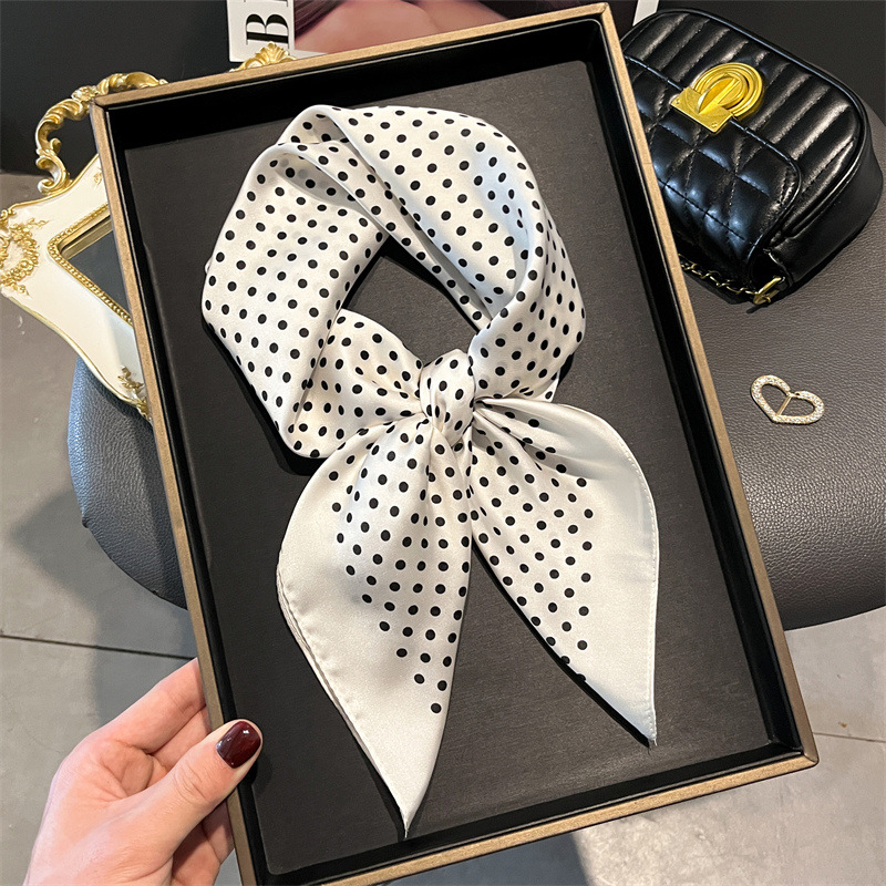 أوشحة مطبوعة جديدة فاخرة وشاح  - مراجعة Women Fashion Necktie وسعره