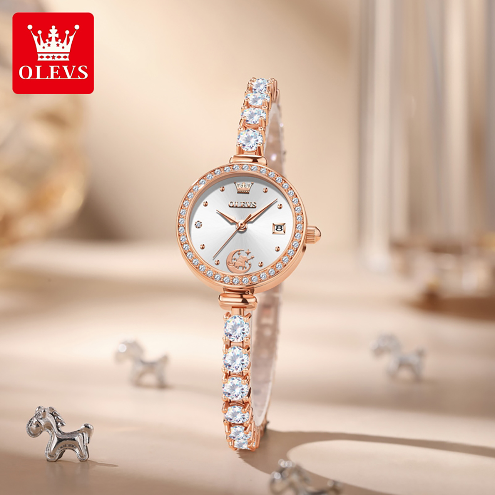 ساعة OLEVS 2998 أصلية للنساء م - مراجعة Women'S Fashion Brands وسعره