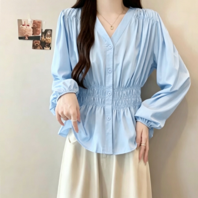 قميص وبلوزة نسائية بمقاسات كبي - مراجعة Puff Sleeve Blouse وسعره