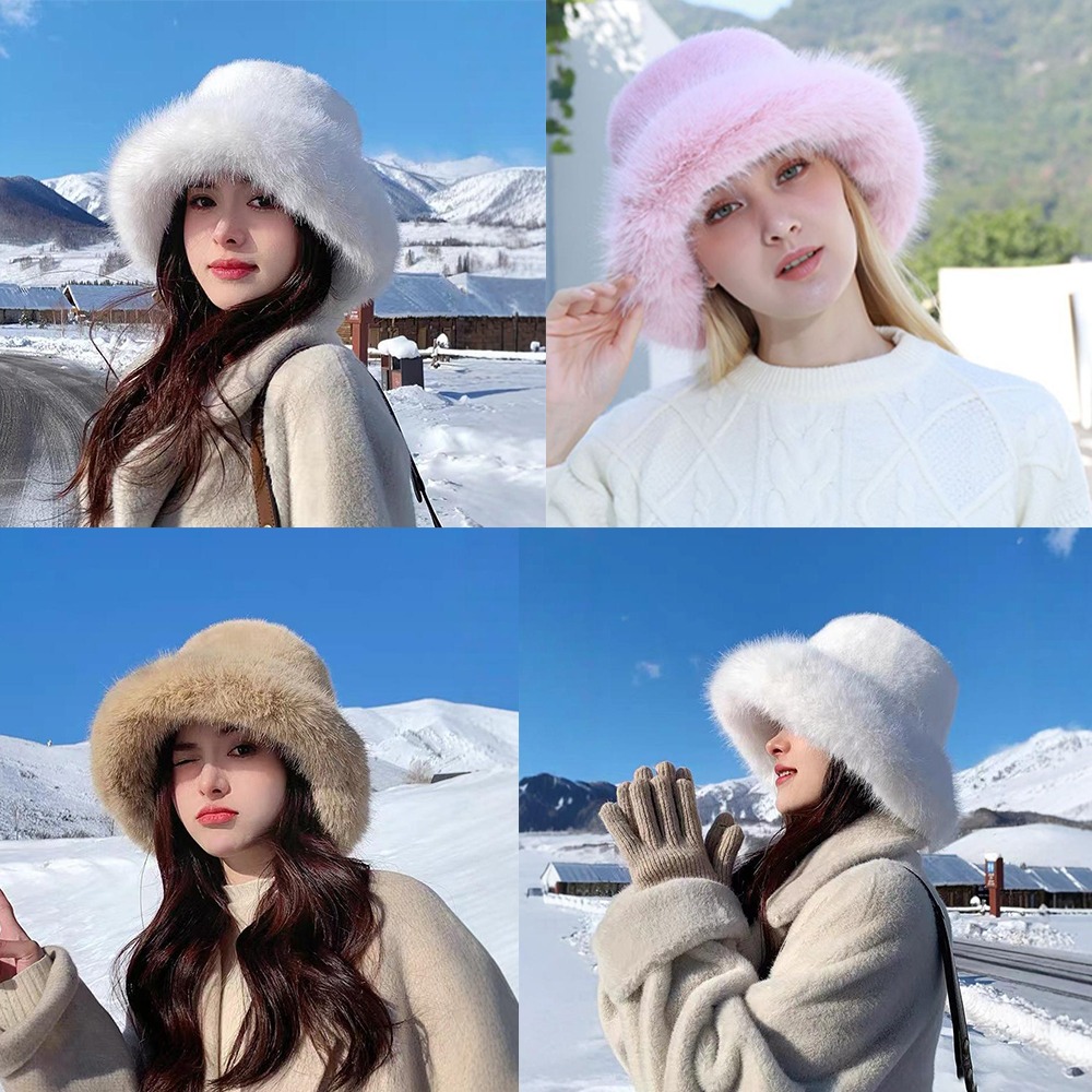 قبعة صياد جديدة دافئة وناعمة م - مراجعة Bucket Hat Women وسعره