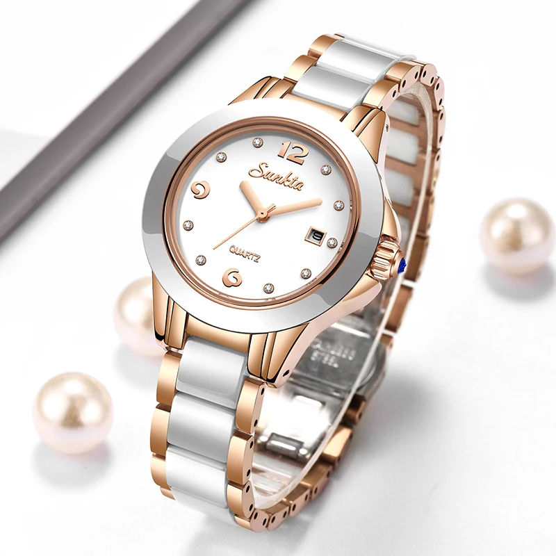 ساعة Sunkta كاجوال كوارتز نسائ - مراجعة Fashion Women Watch وسعره