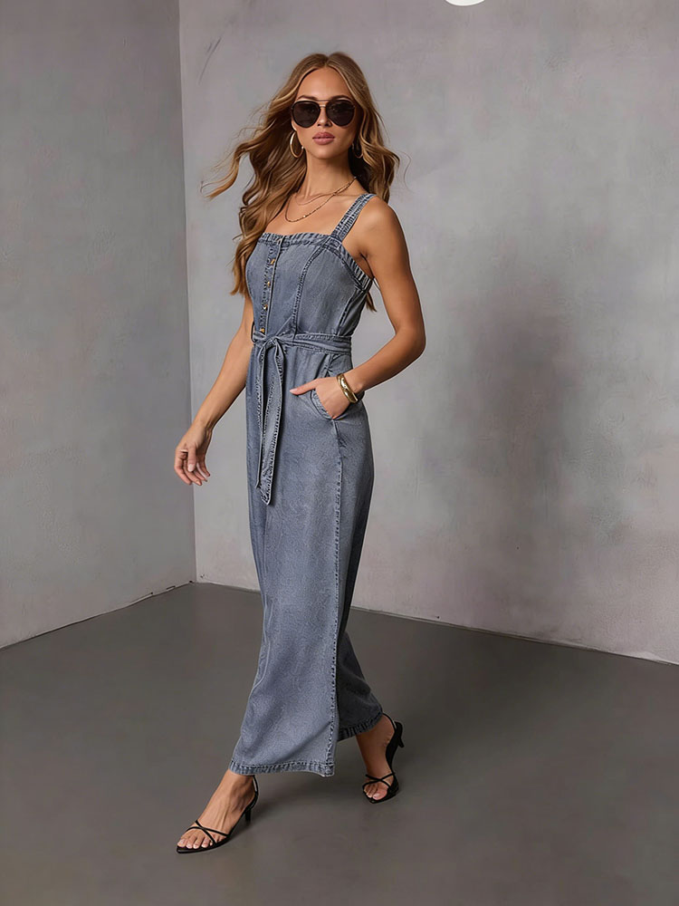 أفرولات جينز نسائية صيفية بتصم - مراجعة Women'S Fashion Overalls وسعره