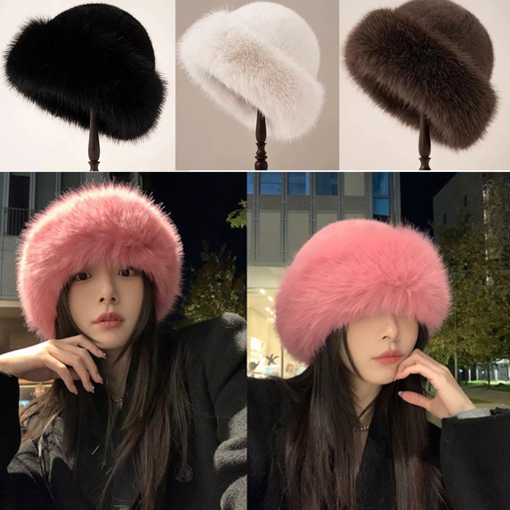 قبعة شتوية جديدة من الفرو المن - مراجعة Bucket Hat Women وسعره