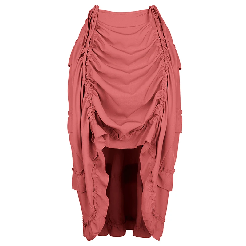 كورسيه ستيم بانك قوطي مع تنورة - مراجعة Pleated Skirt Women وسعره