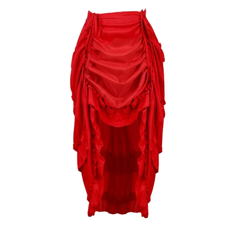 كورسيه ستيم بانك قوطي مع تنورة - مراجعة Pleated Skirt Women وسعره