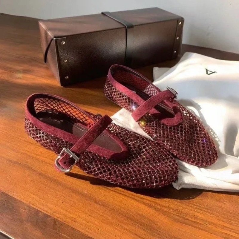 صنادل باوتو نسائية مرصعة بالأح - مراجعة Women'S Fashion Footwear وسعره
