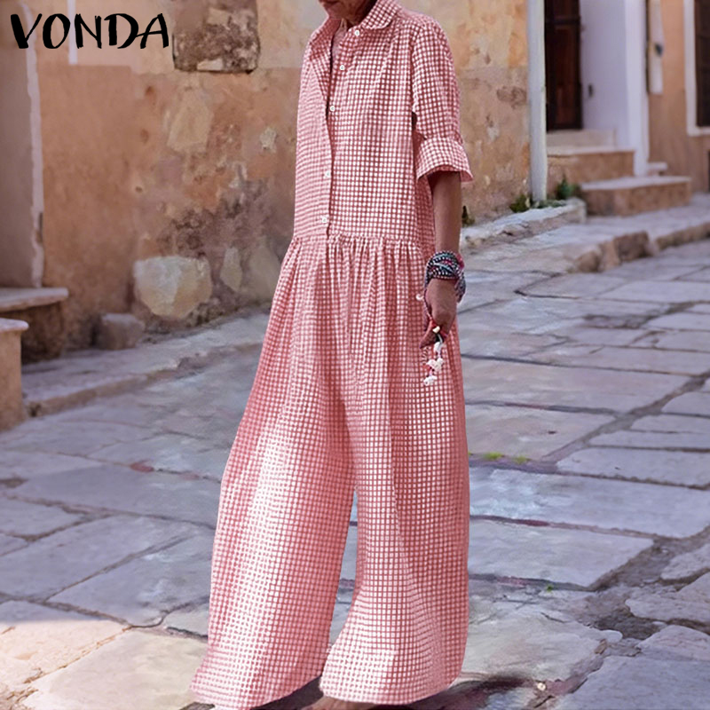 حجم كبير 5XL فوندا حللا خمر ال - مراجعة Women'S Fashion Overalls وسعره