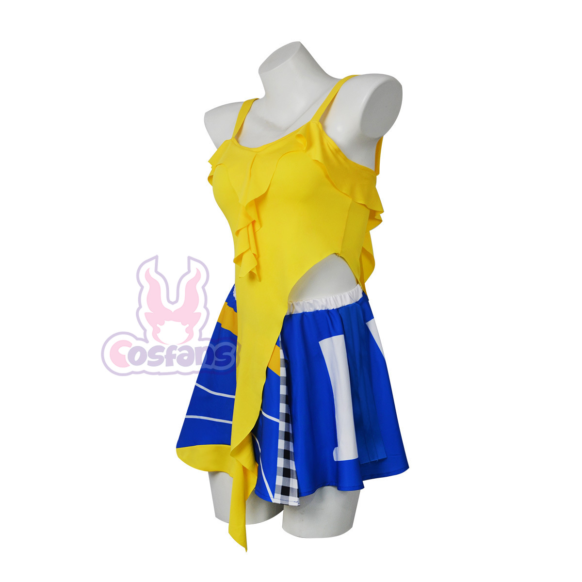 زي مشجعات مثير: توب أصفر قصير  - مراجعة Pleated Skirt Women وسعره