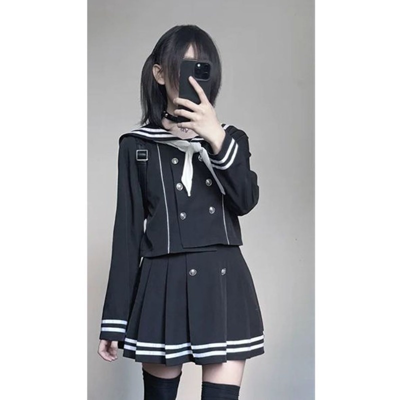 ثقافة فرعية يابانية ريترو تأثي - مراجعة Pleated Skirt Women وسعره