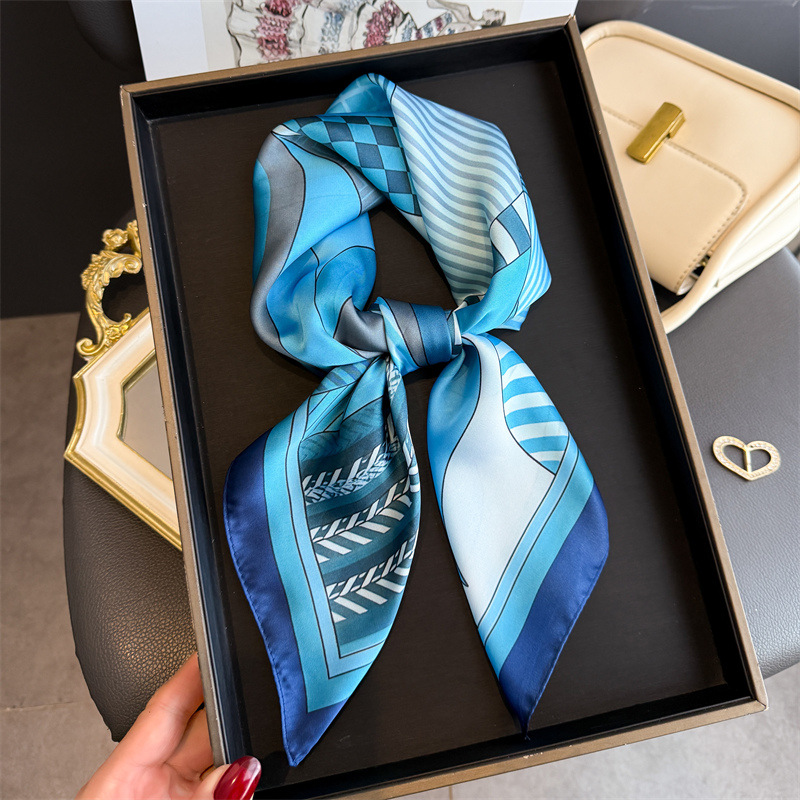 2026 جديد الهندسة طباعة الحرير - مراجعة Women Fashion Necktie وسعره