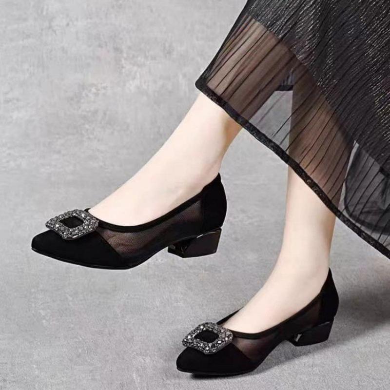 أحذية نسائية أنيقة بكعب مربع و - مراجعة Women'S Fashion Footwear وسعره