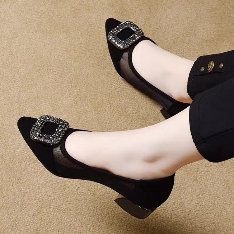 أحذية نسائية أنيقة بكعب مربع و - مراجعة Women'S Fashion Footwear وسعره