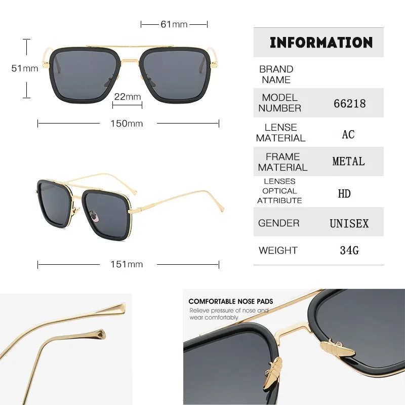 نظارات شمسية ستيم بانك توني ست - مراجعة Women'S Fashion Eyeglasses وسعره